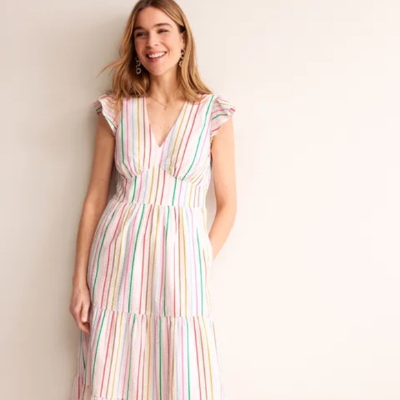 Boden Candy stripe dress New - Picture 2 of 4